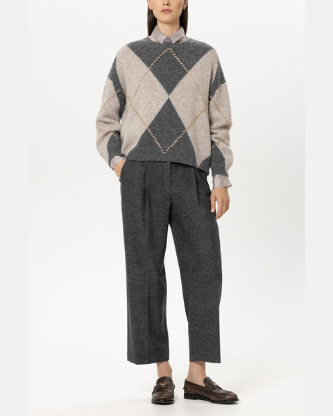 Luisa Cerano - Grey Alpaca Mix Pullover