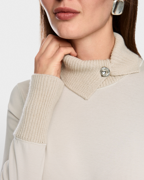 Marc Cain - Cream Polo Neck