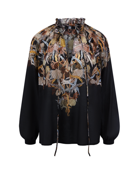 RIANI - Multi-Colour Print Blouse