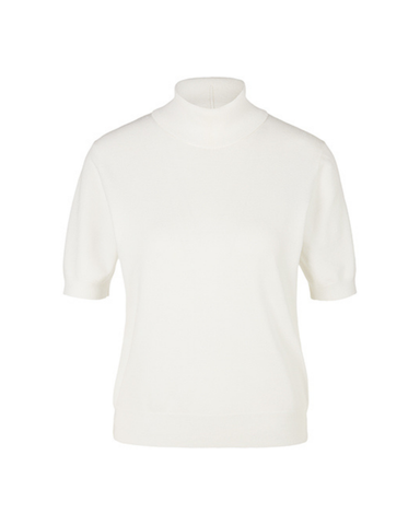 RIANI - Biege Knitted Polo Top