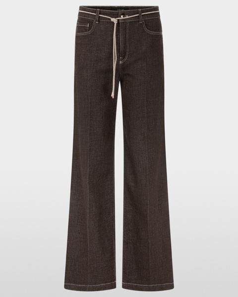 Marc Cain - Sparkle Belted Wide Leg Trousers