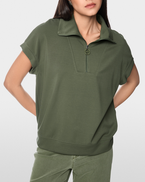 Marc Cain - Green Jersey Tunic Top