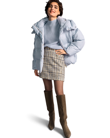 RIANI - Brown Tweed Skirt