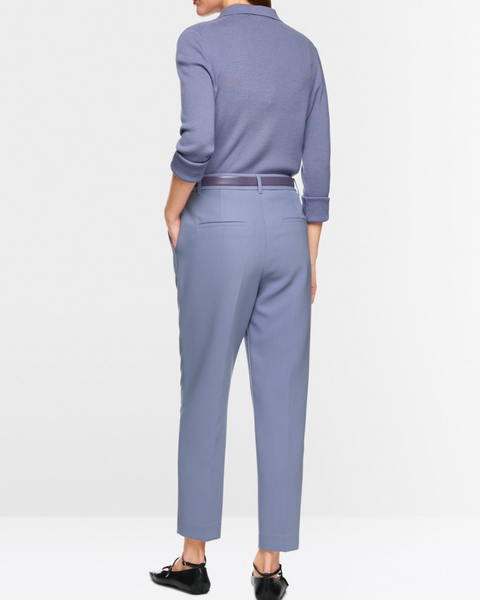 Marc Cain - FORDON Purple Slim Trousers