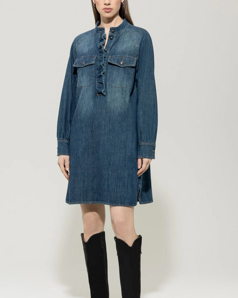 Luisa Cerano - Denim Shift Dress