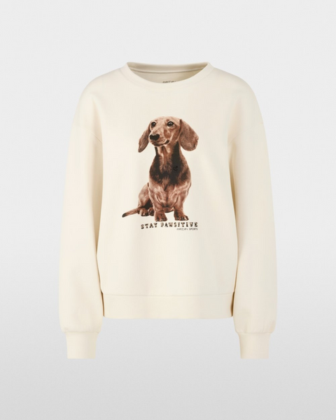 Marc Cain - Sweatshirt with Dachshund Print