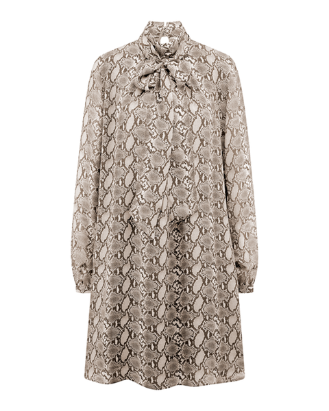 RIANI - Snake Print Shift Dress