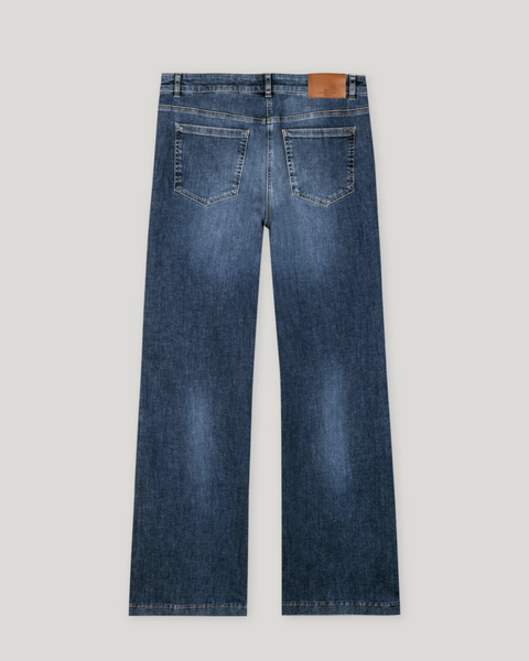 Luisa Cerano - Denim Blue Jeans with Exaggerated Pockets