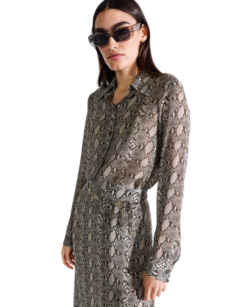 RIANI - Snake Print Blouse