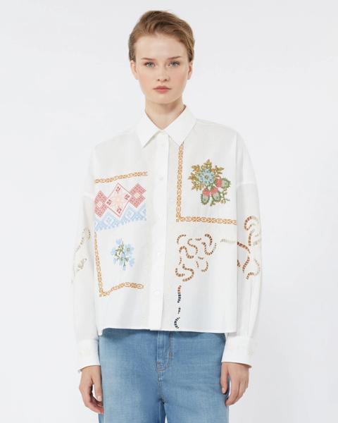 Weekend Max Mara - FONTE Embroidered Blouse