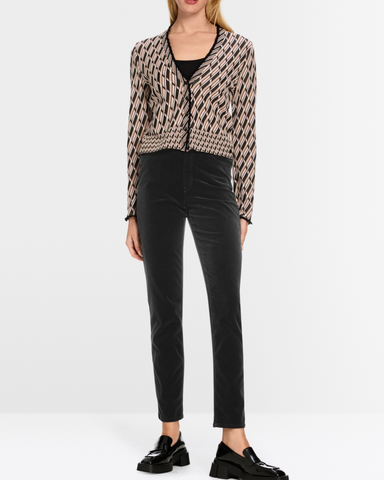Marc Cain - SIENA Pull-On Velvet Trousers