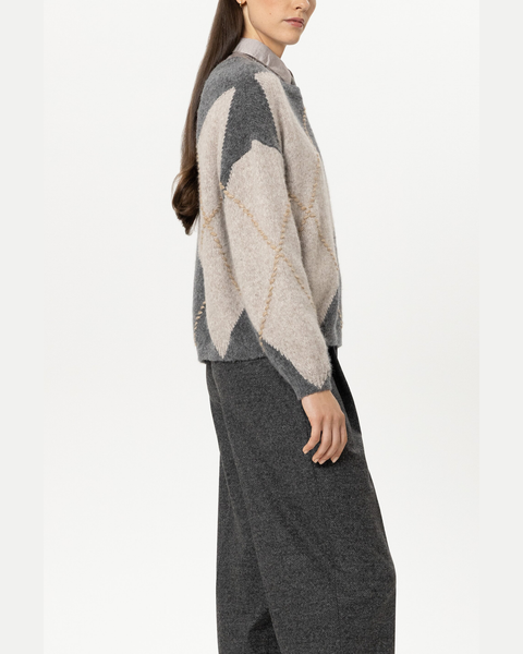 Luisa Cerano - Grey Alpaca Mix Pullover