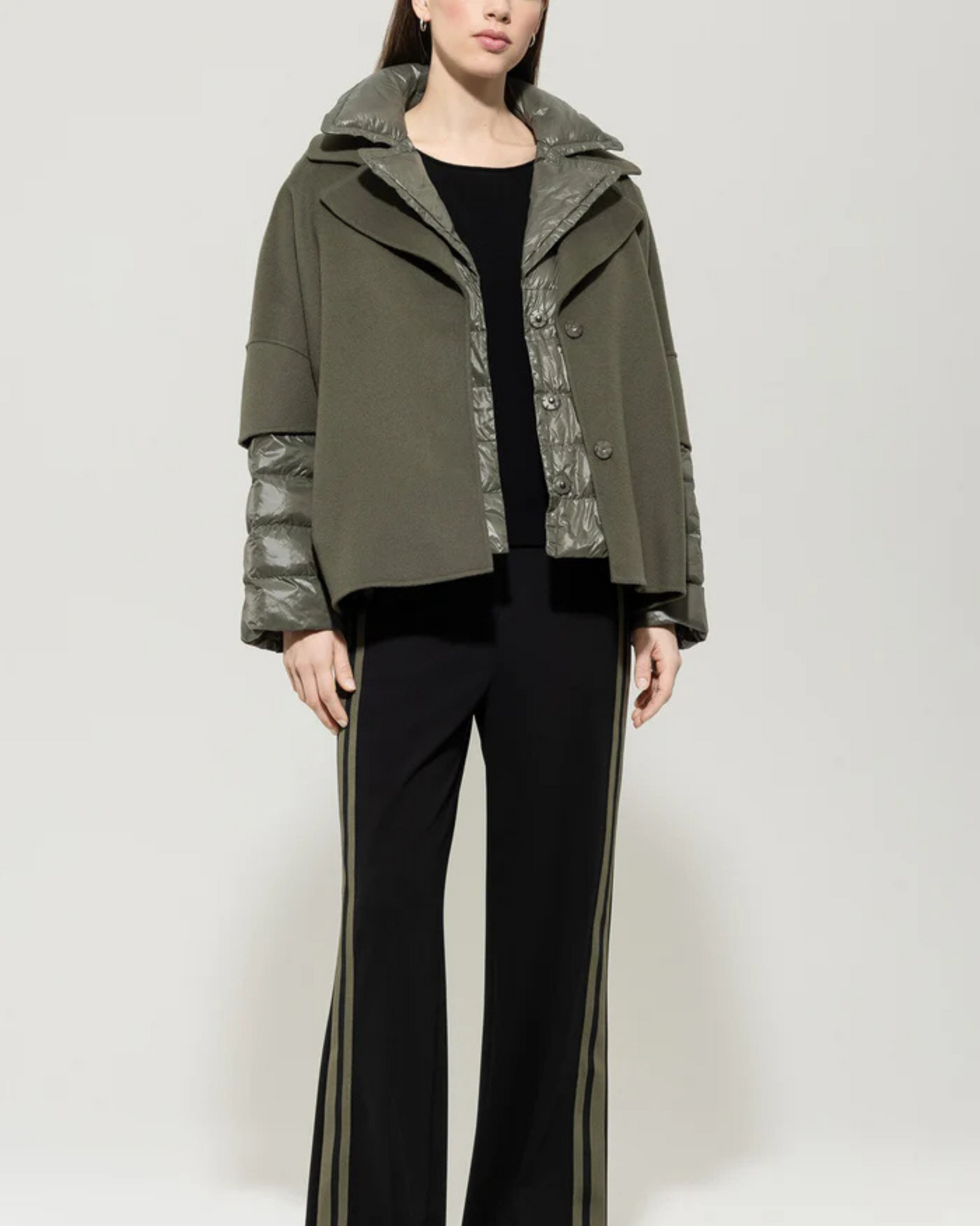 Luisa Cerano - Short Khaki Jacket