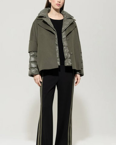 Luisa Cerano - Short Khaki Jacket