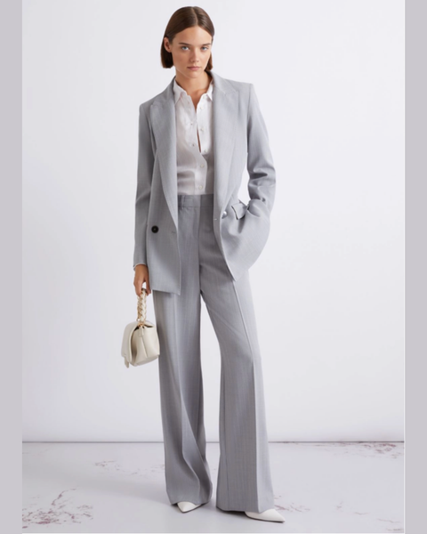 Marella - Grey Tailored Trousers