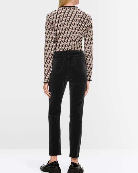 Marc Cain - SIENA Pull-On Velvet Trousers