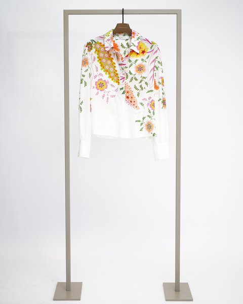 Herzen - Fuschia Grape Print Floral Blouse