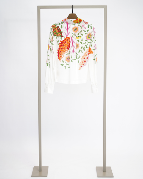 Herzen - Fuschia Grape Print Floral Blouse