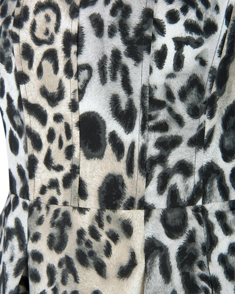 RIANI - Leopard Print Midi Dress