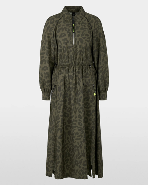 Marc Cain Sports - Khaki Leopard Maxi Dress