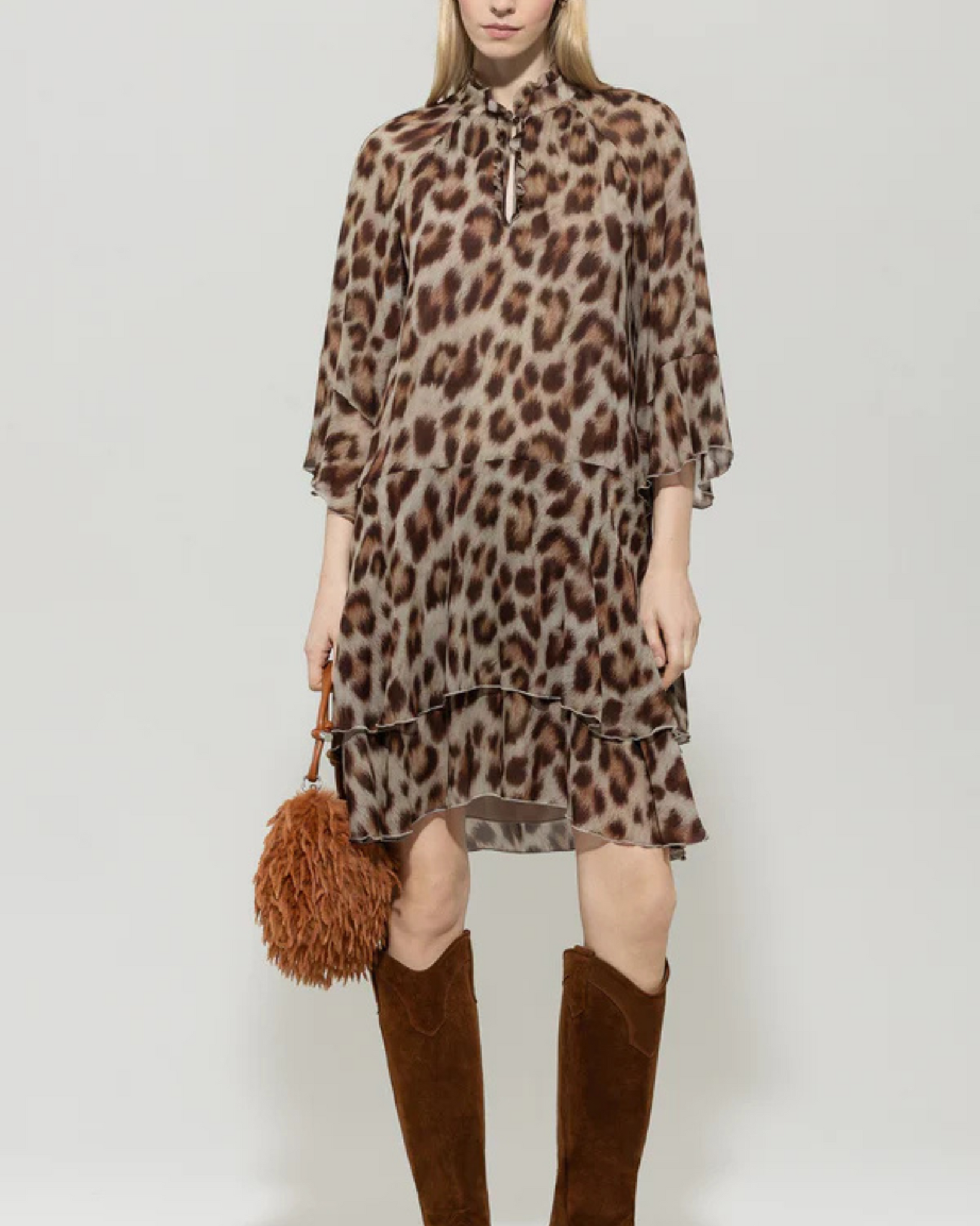 Luisa Cerano - Leopard Print Dress