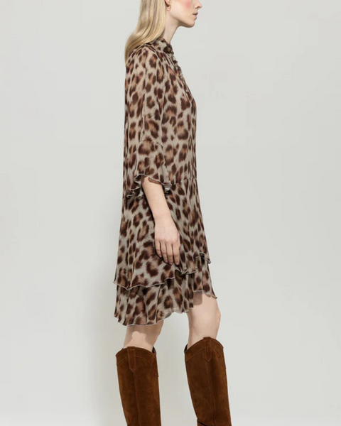 Luisa Cerano - Leopard Print Dress