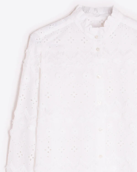 Vilagallo - White Lace Blouse