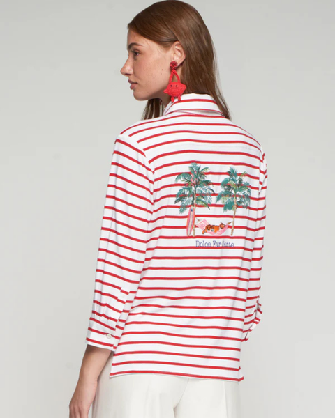Vilagallo - Red Stripe Shirt