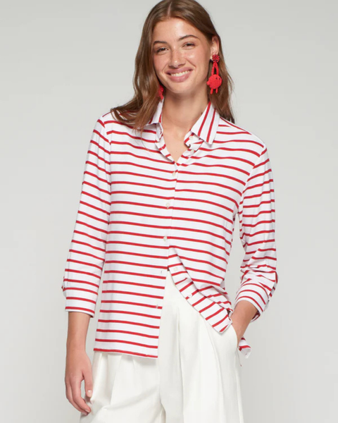 Vilagallo - Red Stripe Shirt
