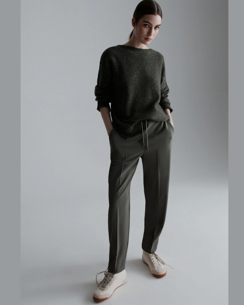 Marella - SEME Khaki Relaxed Style Trousers