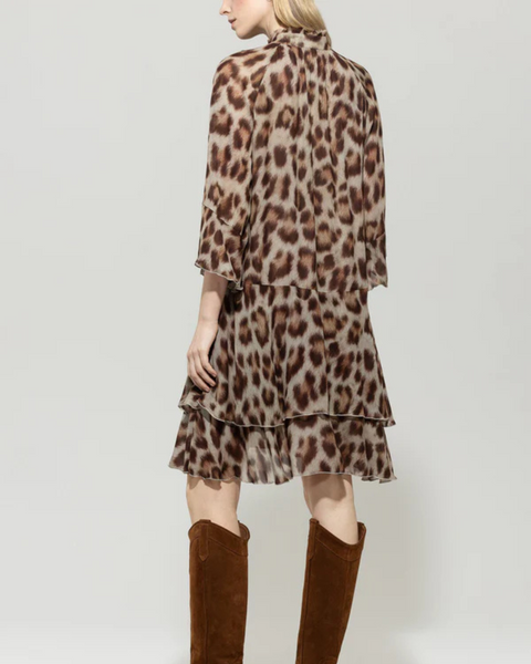 Luisa Cerano - Leopard Print Dress