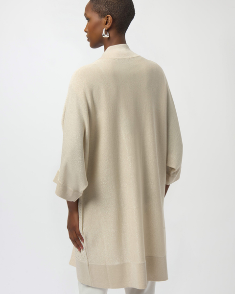 Joseph Ribkoff - Sweater Knit Cover-Up with Iron-On Detail