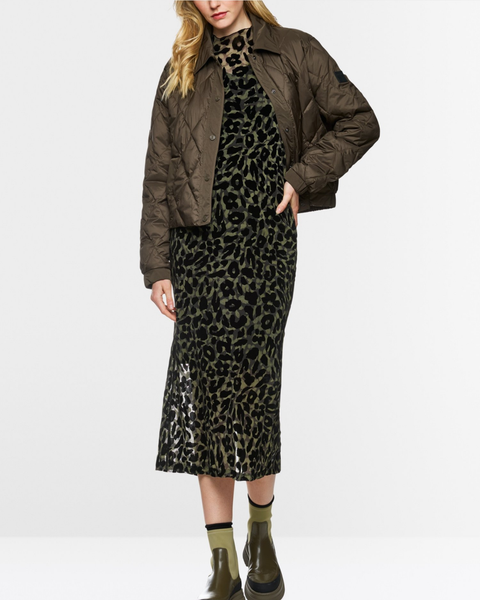 Marc Cain Sports - Leopard Print Mesh Maxi Dress