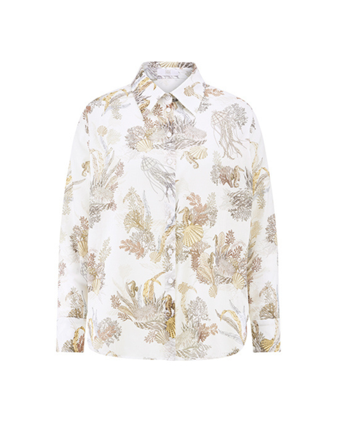 RIANI - Printed Seahorse Blouse