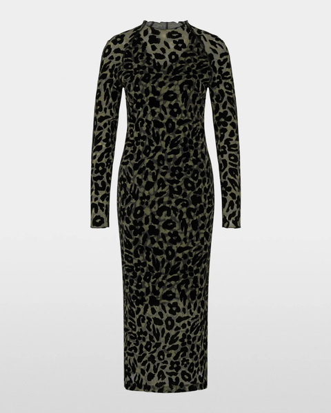 Marc Cain Sports - Leopard Print Mesh Maxi Dress