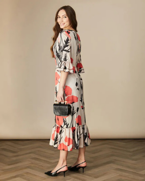 Fee G - Poppy Printed Long Dress