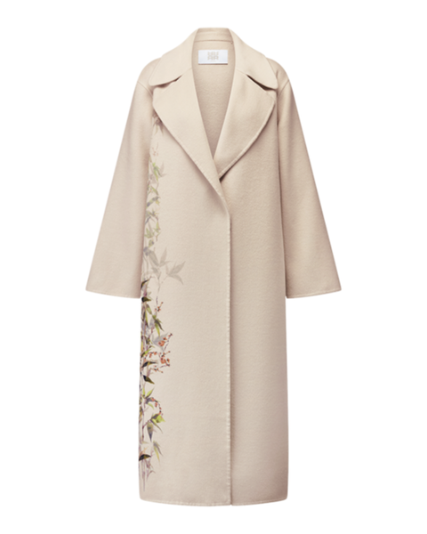 RIANI - Floral Biege Coat
