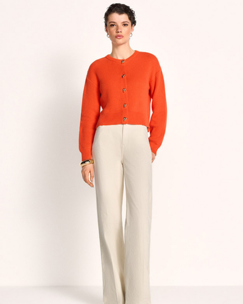 RIANI - Orange Knit Cardigan