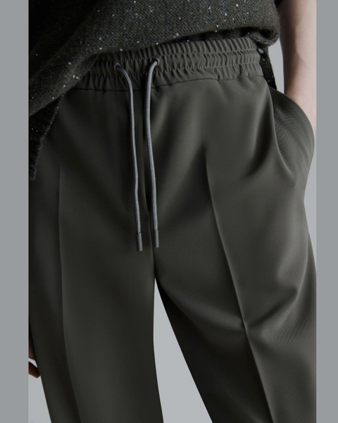 Marella - SEME Khaki Relaxed Style Trousers
