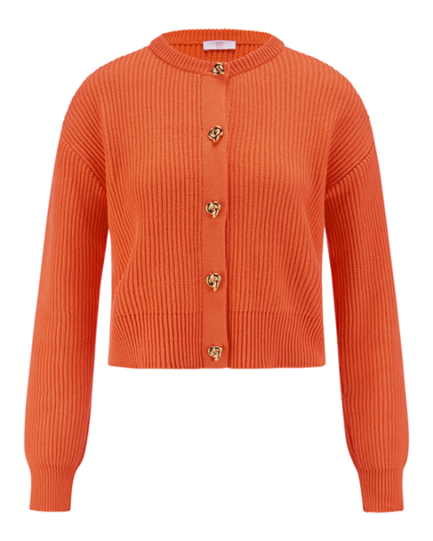 RIANI - Orange Knit Cardigan