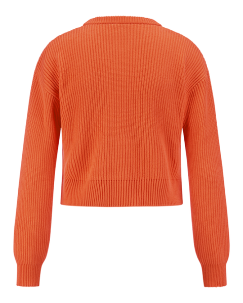 RIANI - Orange Knit Cardigan