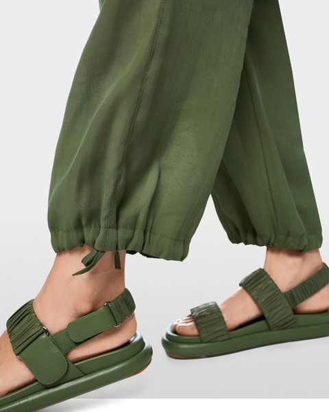 Marc Cain - Green Drawstring Trousers