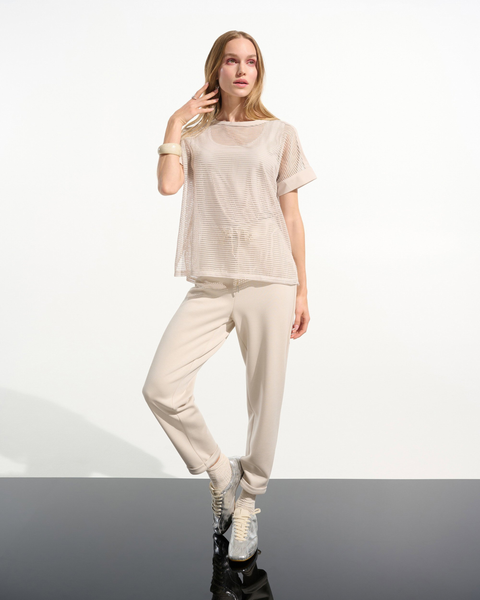 Joseph Ribkoff - Scuba Jersey Pull-On Jogger Pants With Drawstring Waist