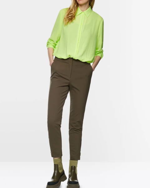 Marc Cain - FRANCA Khaki Slim Fit Trousers