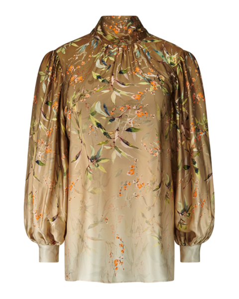 RIANI - Back Bow Floral Blouse