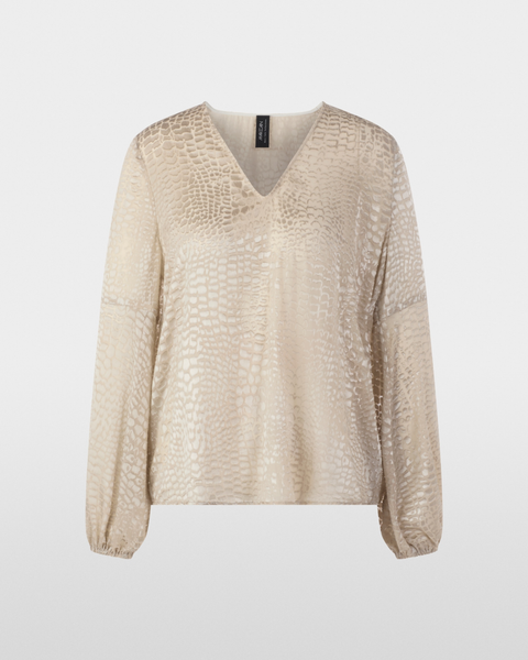 Marc Cain - Devoré Gold Blouse