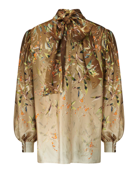 RIANI - Back Bow Floral Blouse