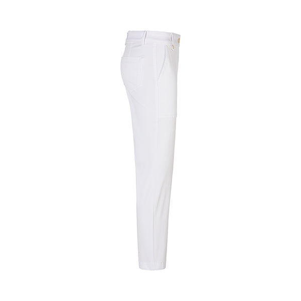 RIANI - White Cargo Style Trousers 393420-3404