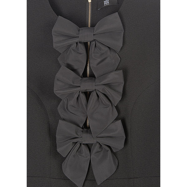 RIANI - Midi Dress with Bow Detail