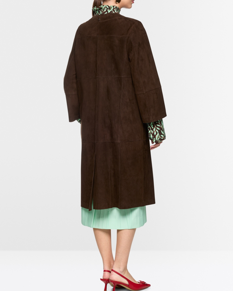 Marc Cain - Brown Suede Coat